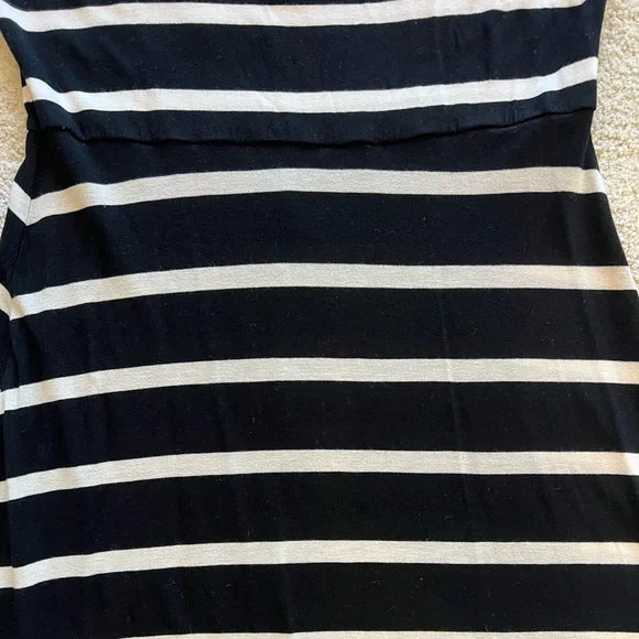 STRIPED MAXI DRESS - Picture 6 of 9